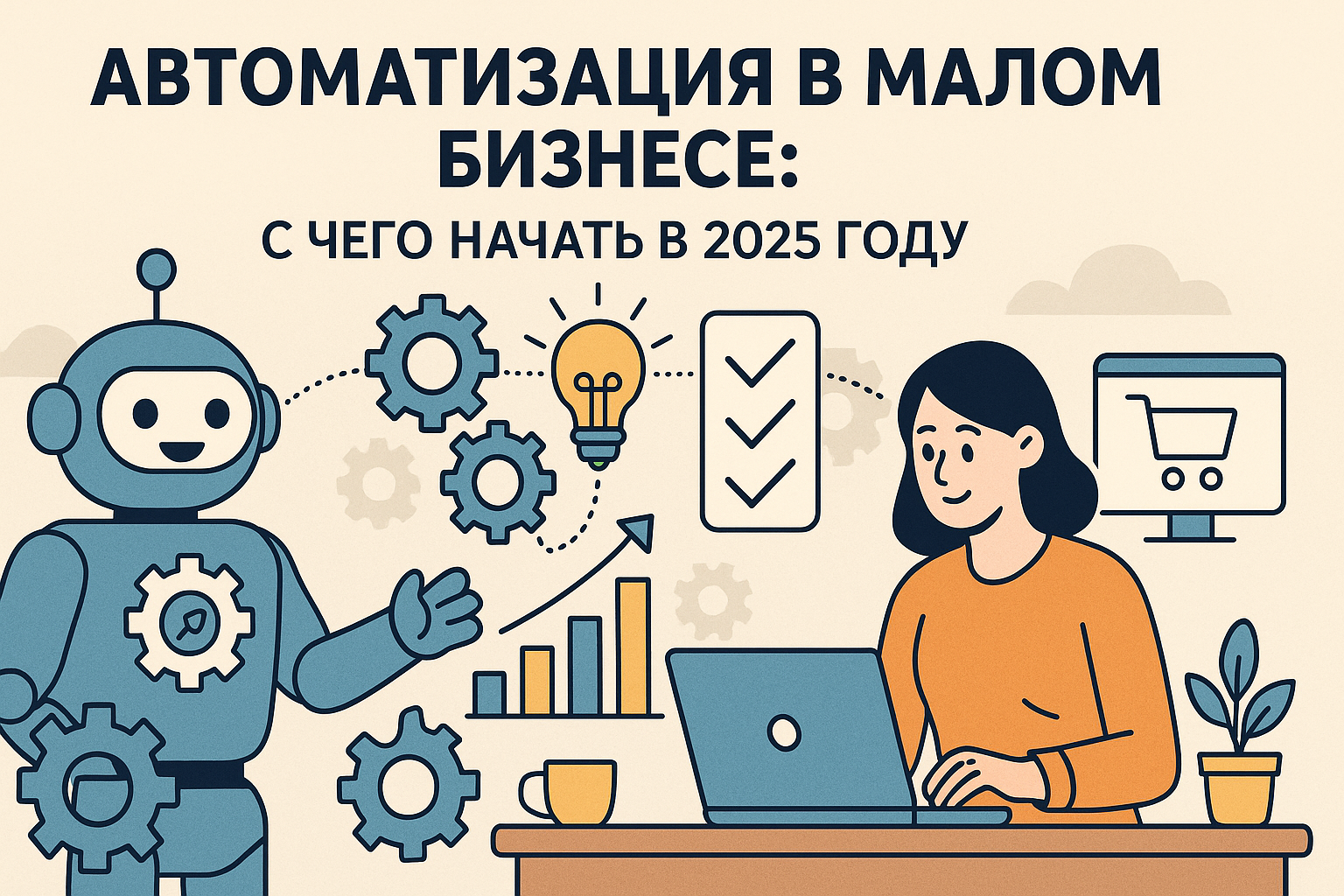 Автоматизация в малом бизнесе: с чего начинать в 2025 году