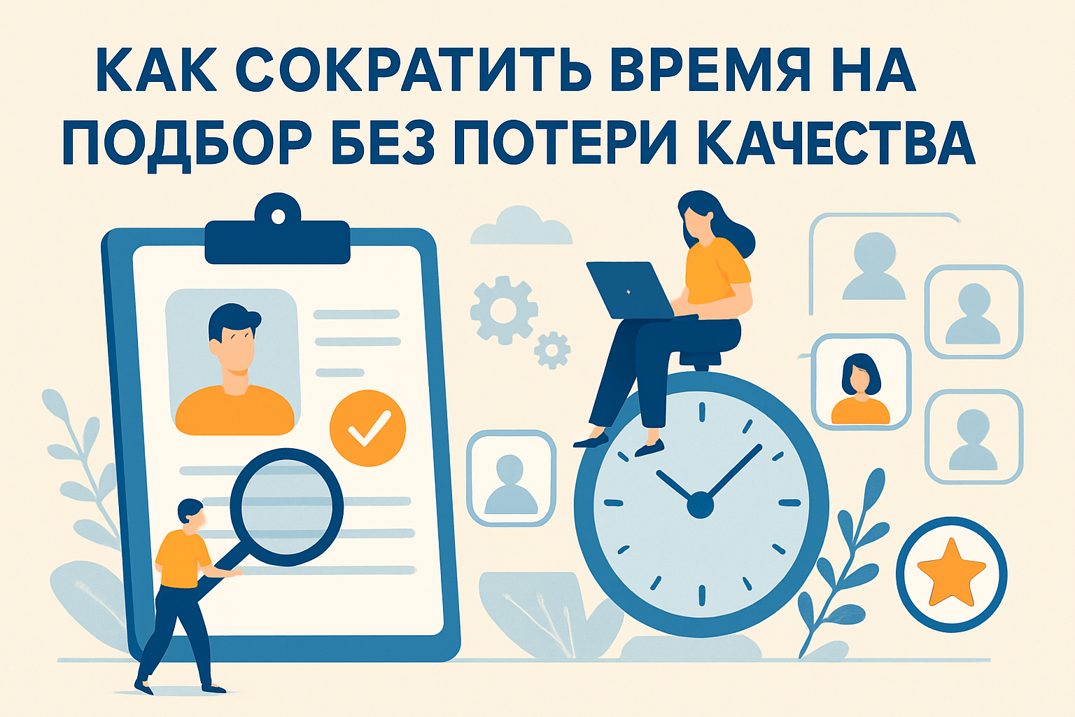 Как сократить время подбора без снижения качества найма