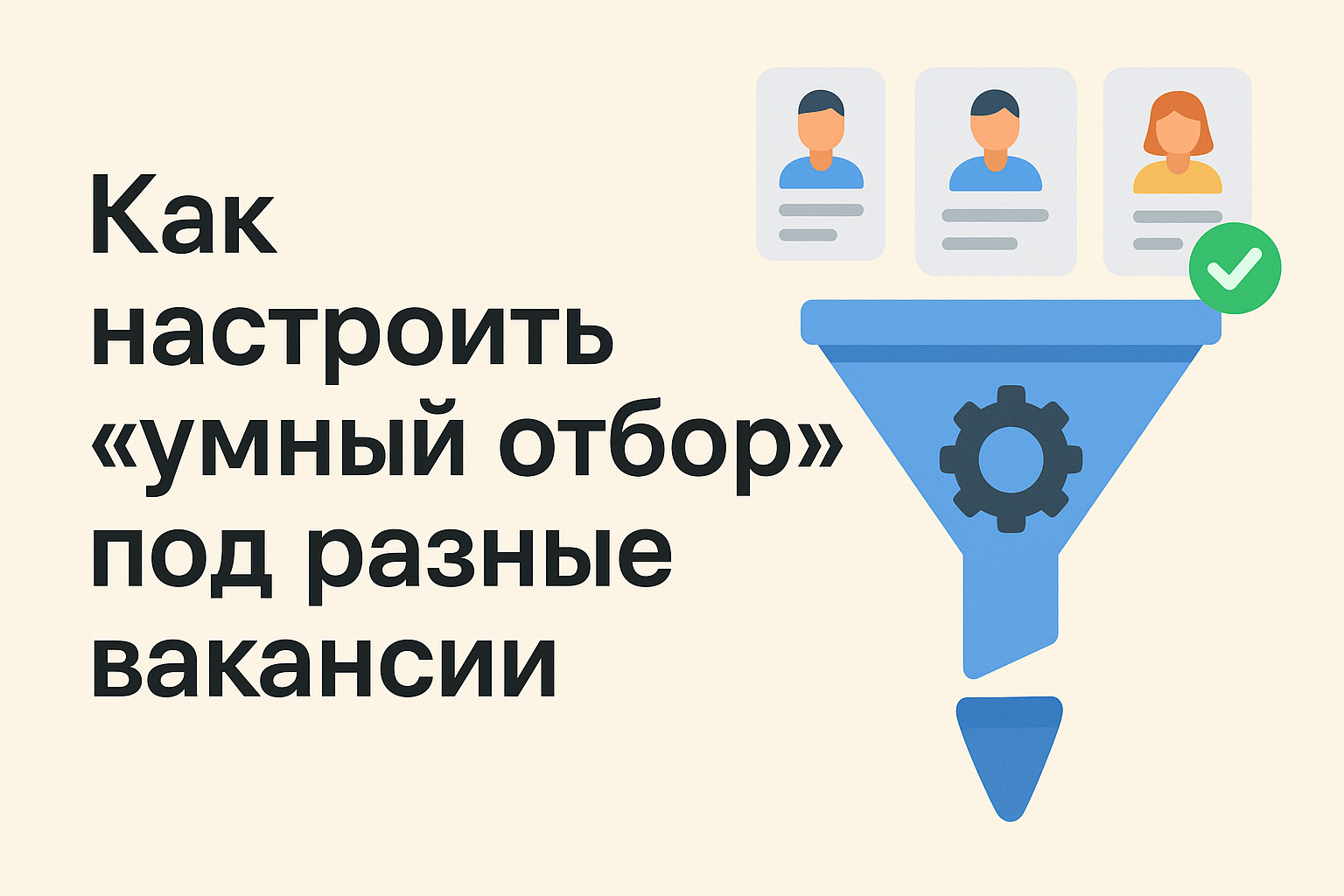 Как настроить умный отбор кандидатов для вакансий