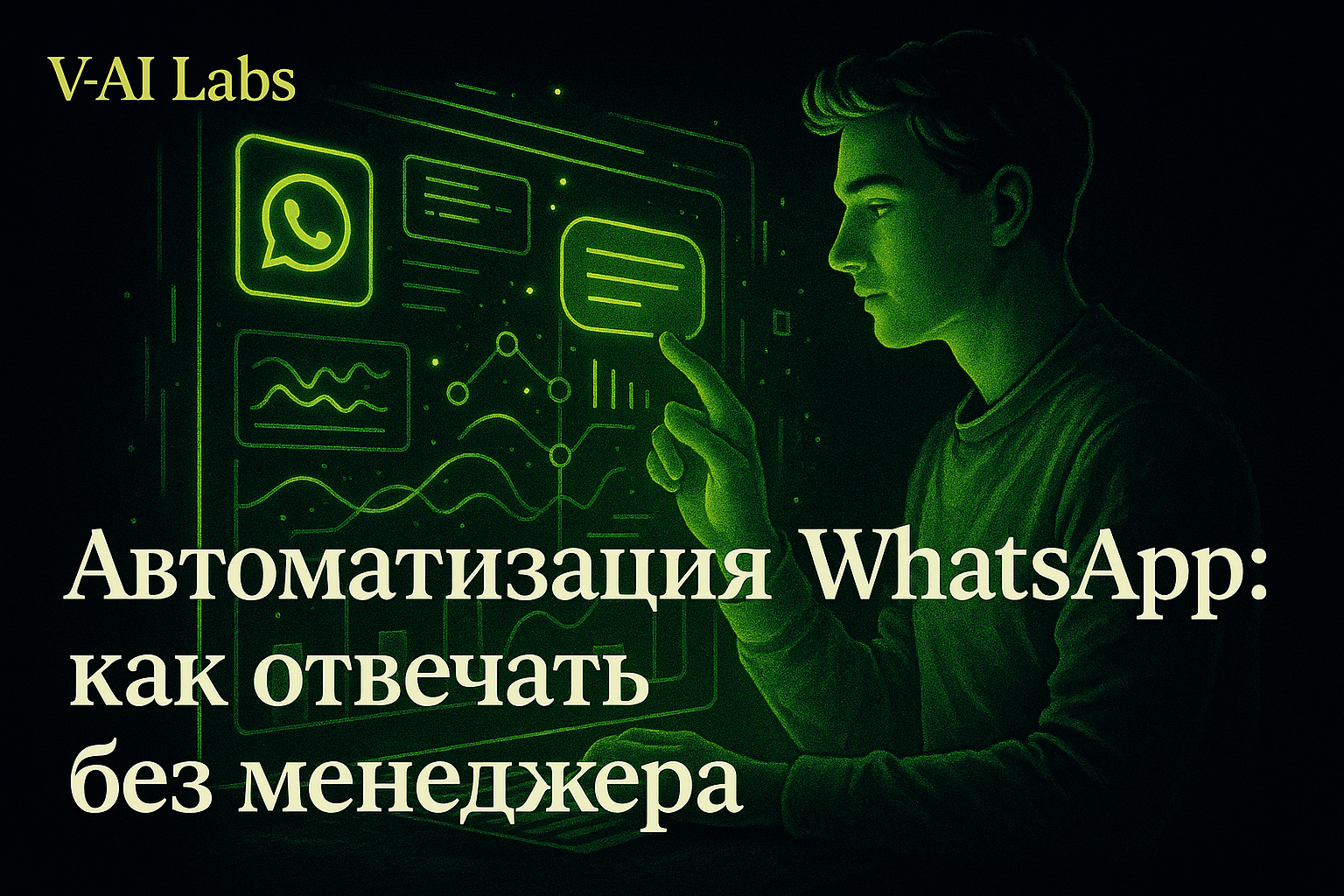 Автоматизация WhatsApp для ответа на заявки без менеджера