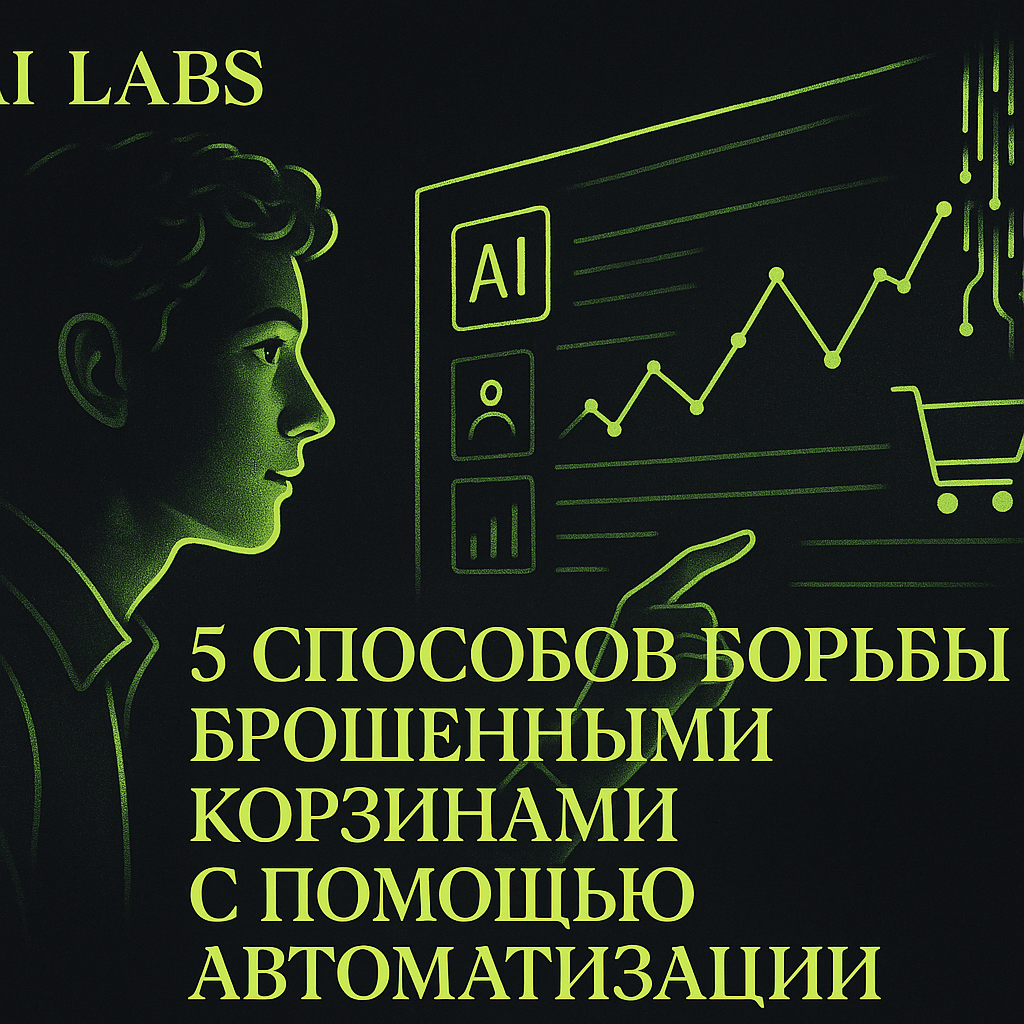 Автоматизация для борьбы с брошенными корзинами в онлайн-продажах