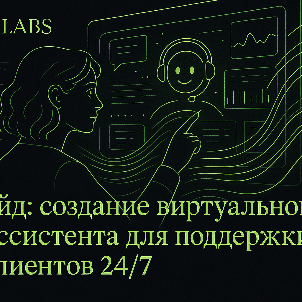 Создание виртуального ассистента для автоматизации поддержки клиентов