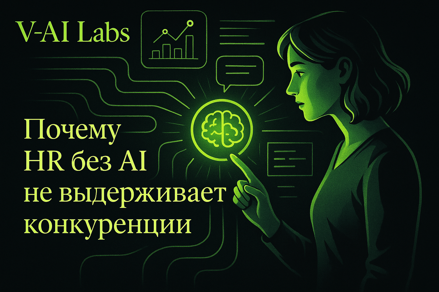 HR-специалист использует искусственный интеллект для подбора персонала