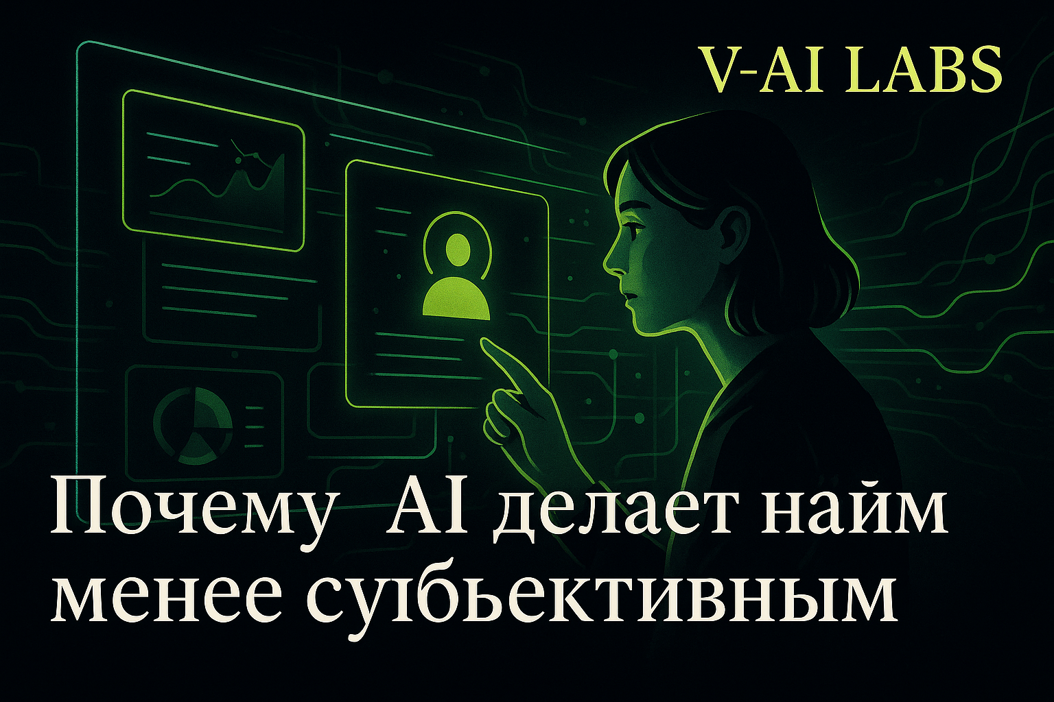 HR-специалист использует ИИ для объективного подбора персонала