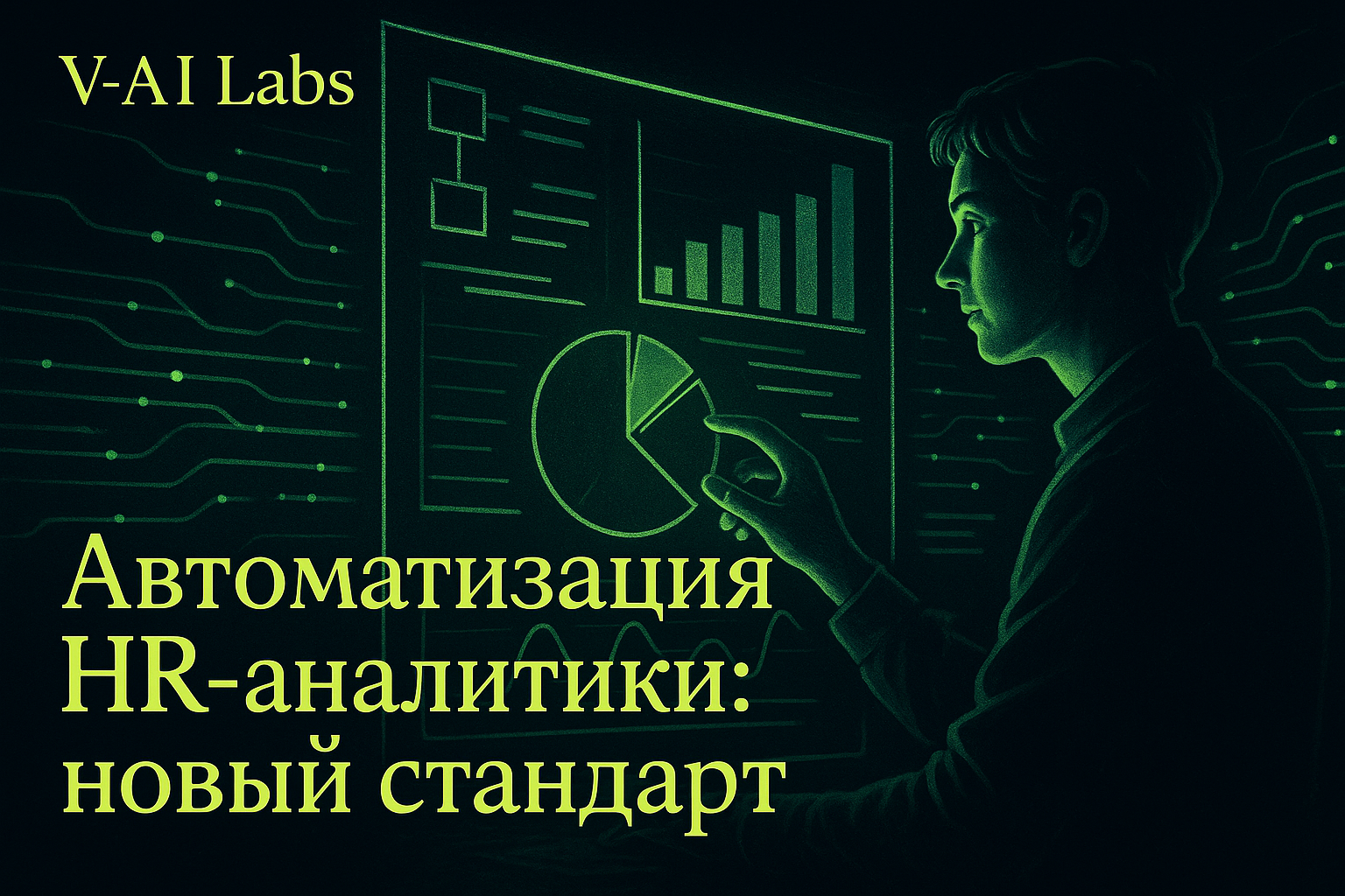 Дашборд HR-аналитики с графиками и показателями эффективности найма
