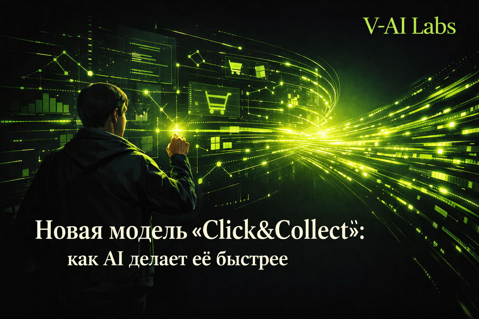 Схема модели Click&Collect с элементами искусственного интеллекта