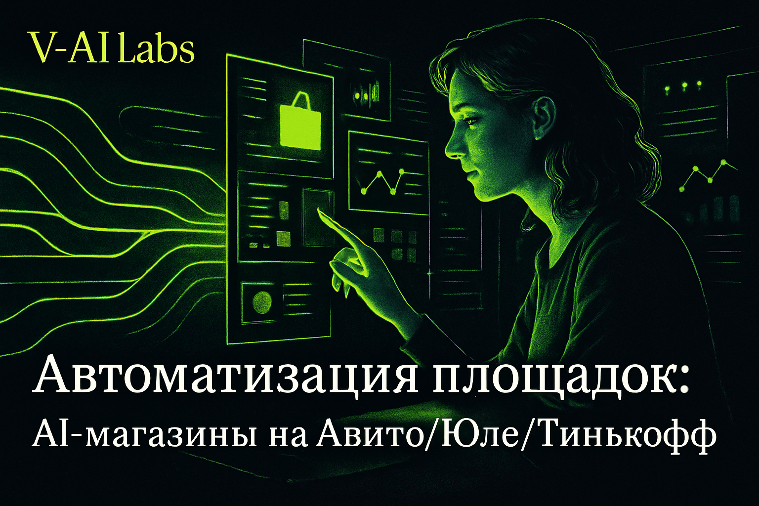 Схема автоматизации AI-магазина на Авито, Юле и Тинькофф