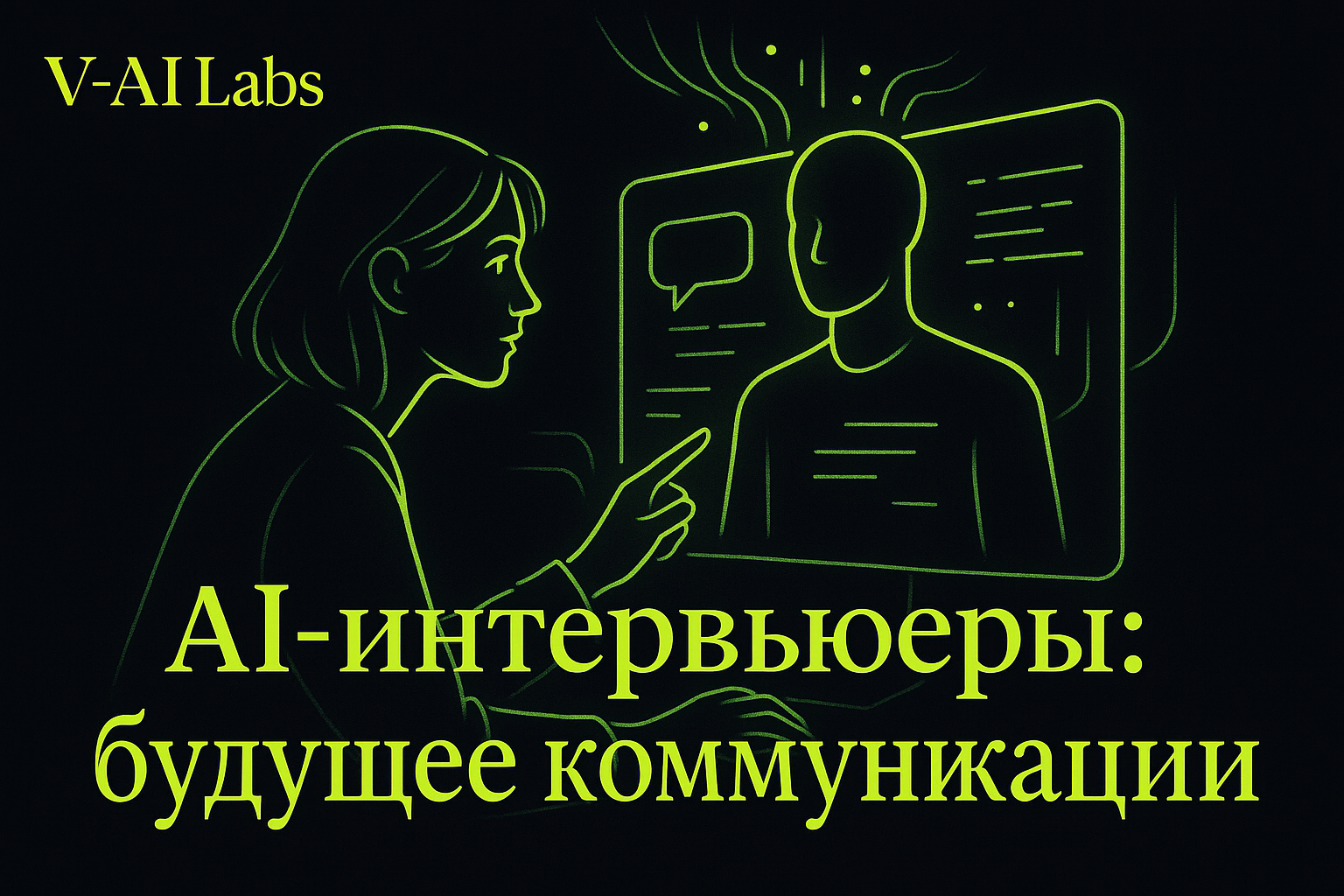 AI-интервьюер проводит онлайн-собеседование с кандидатом