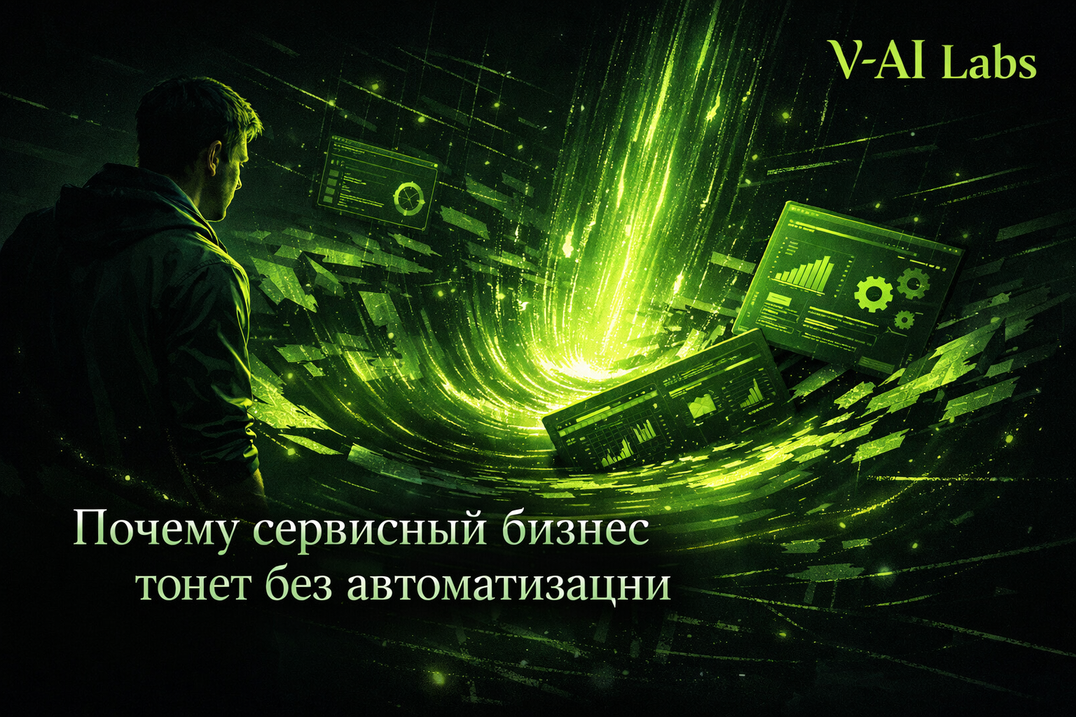 Автоматизация процессов в сервисном бизнесе: графики, ноутбук и сотрудники