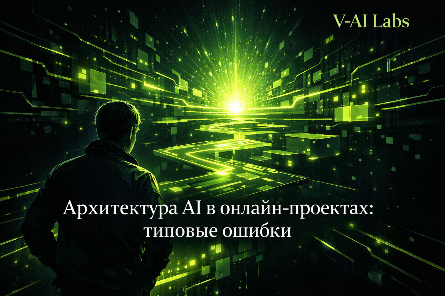 Схема архитектуры AI для онлайн-проекта