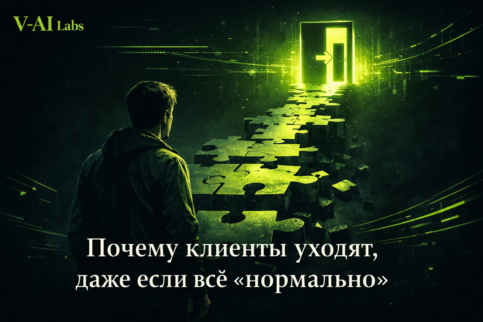 Предприниматель в сфере услуг анализирует, почему уходят клиенты, несмотря на нормальную работу бизнеса