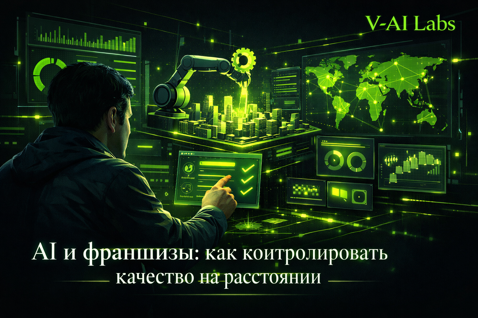 Собственник сети франшизы контролирует качество с помощью AI‑панели