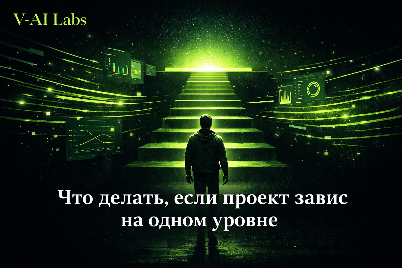 Онлайн-проект завис на одном уровне, график роста выровнялся