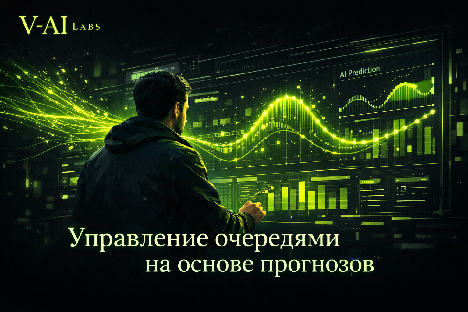 Графики и очередь клиентов перед стойкой, концепция управления очередями на основе прогнозов