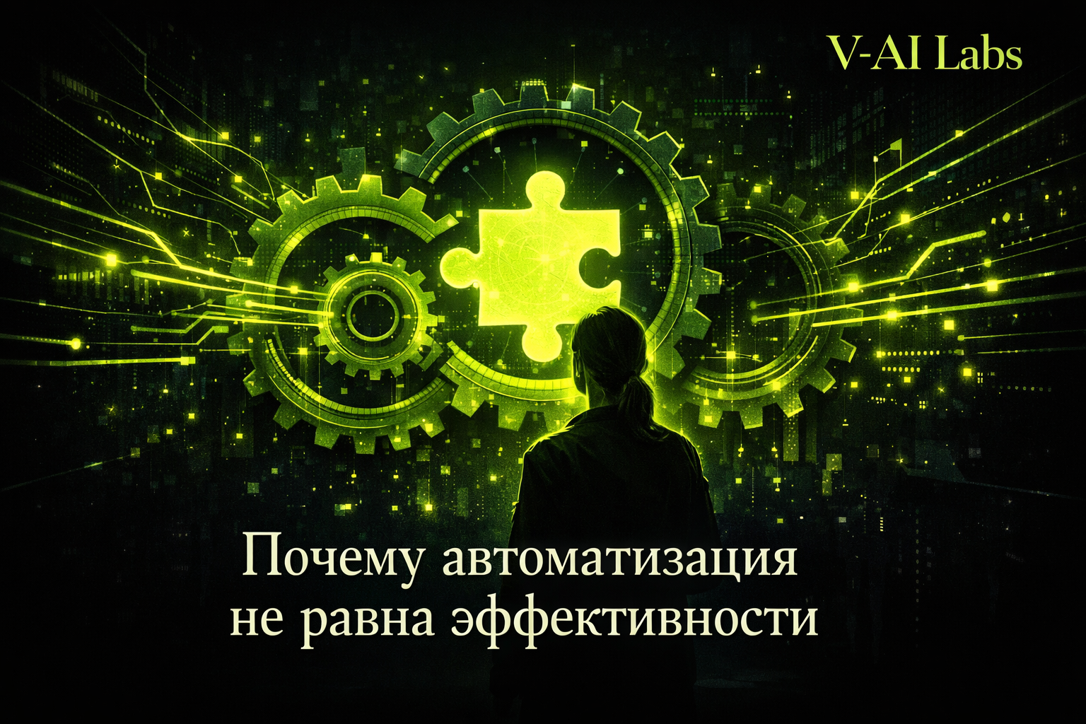 Предприниматель сравнивает автоматизацию и эффективность бизнеса