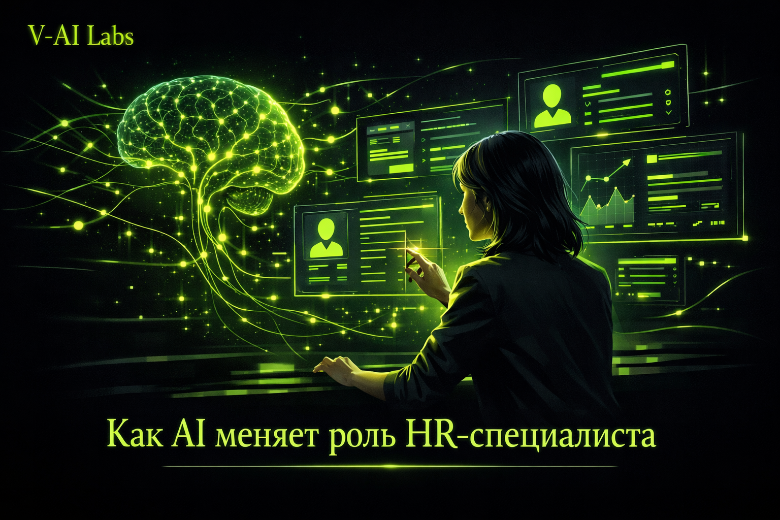 Обложка статьи о том, как искусственный интеллект меняет роль HR-специалиста