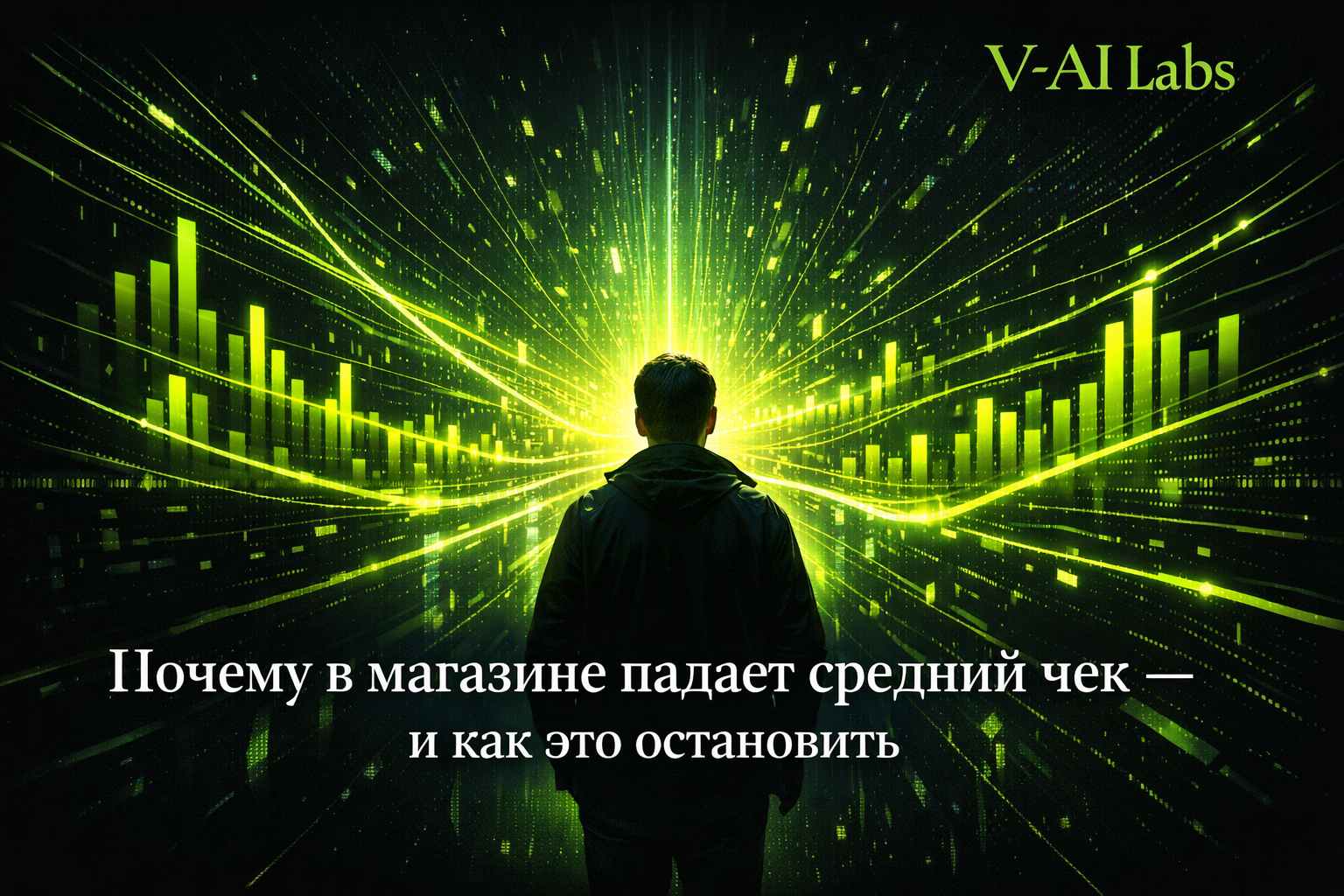 Обложка статьи о падении среднего чека в магазине и способах его остановить