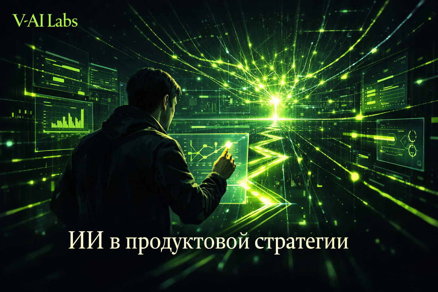 Обложка статьи про ИИ в продуктовой стратегии