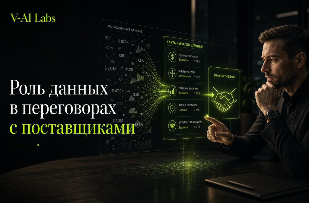 Иллюстрация к статье о роли данных в переговорах с поставщиками