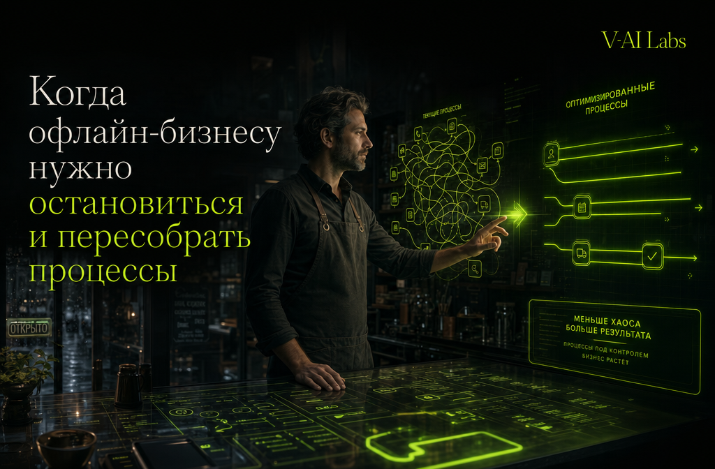 Обложка статьи о пересборке процессов в офлайн-бизнесе