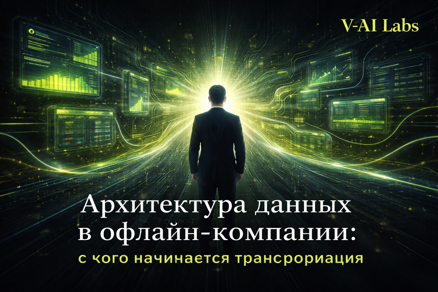 Иллюстрация к статье про архитектуру данных и цифровую трансформацию офлайн-бизнеса