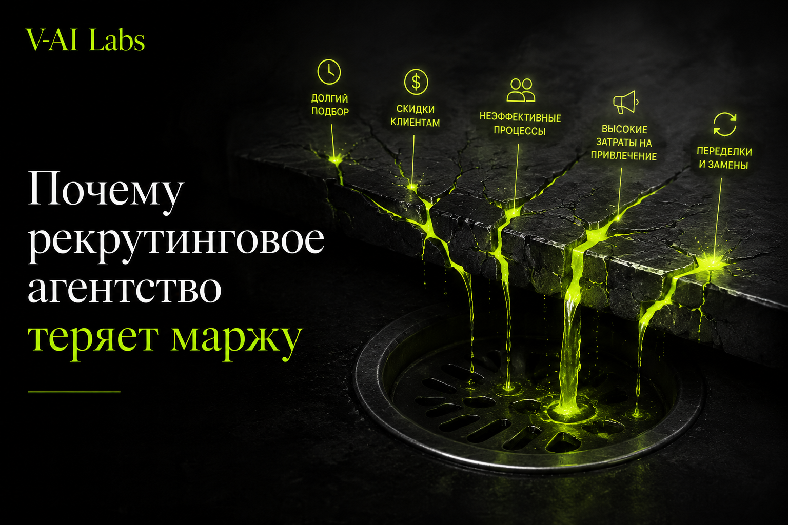 Иллюстрация к статье о том, почему рекрутинговое агентство теряет маржу